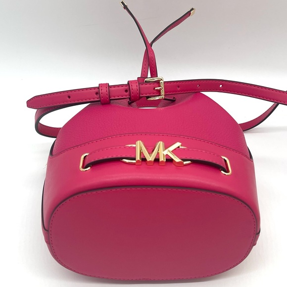 Michael Kors Reed Medium Bucket Messenger Crossbody Bag - Picture 5 of 8
